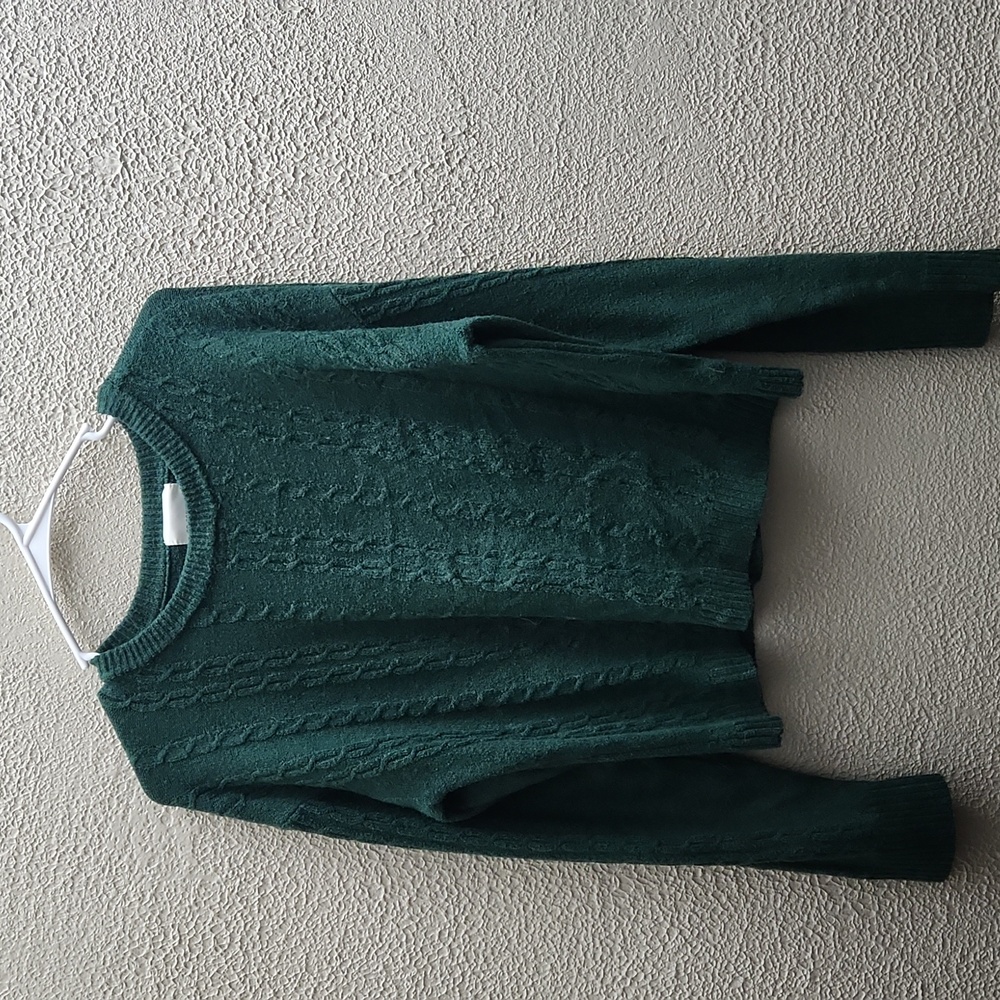 🔴 3 for $12 No comment green sweater